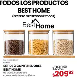 DelSol Best Home set de 3 contenedores oferta
