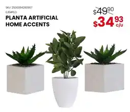 DelSol Planta Artificial Home Accents oferta