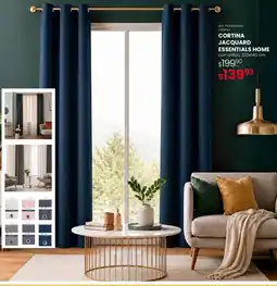DelSol Essentials Home Cortina Jacquard oferta