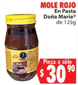 Casa Ley Doña María Mole Rojo En Pasta oferta