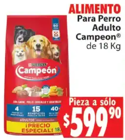 Casa Ley Campeón Alimento Para Perro Adulto oferta