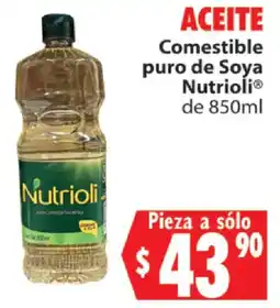 Casa Ley Nutrioli Aceite Comestible Puro de Soya oferta