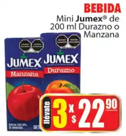 Casa Ley Jumex Mini Jumex de Durazno o Manzana oferta