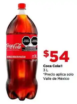 Bodega Aurrerá Coca Cola Refresco Reducido en Azúcar oferta