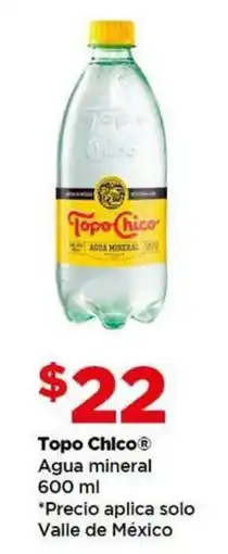 Bodega Aurrerá Topo Chico Agua mineral oferta