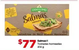 Bodega Aurrerá Salmas Tostadas horneadas oferta
