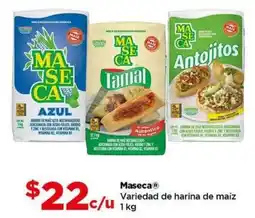 Bodega Aurrerá Maseca Variedad de harina de maíz oferta