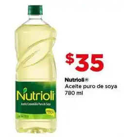 Bodega Aurrerá Nutrioli Aceite puro de soya oferta