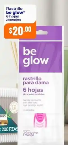Tiendas Neto be glow rastrillo para dama oferta