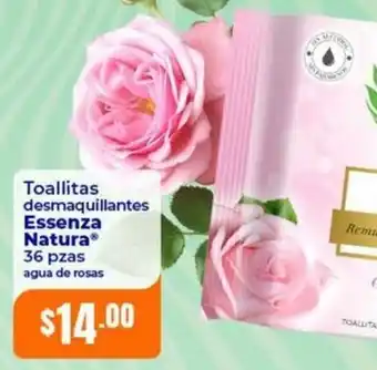Tiendas Neto Essenza Natura toallitas desmaquillantes agua de rosas oferta