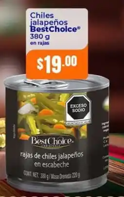 Tiendas Neto BestChoice chiles jalapeños en rajas oferta