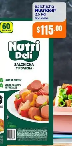 Tiendas Neto Nutri Deli Salchicha Tipo Viena oferta