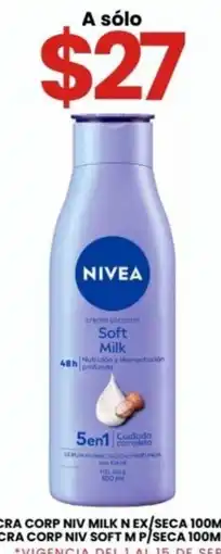 Farmapronto Nivea crema corporal Soft Milk oferta