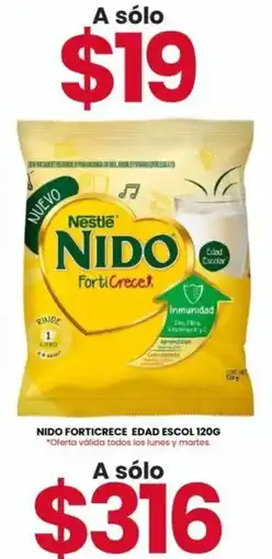 Farmapronto Nestle Nido FortiCrecer Edad Escolar oferta
