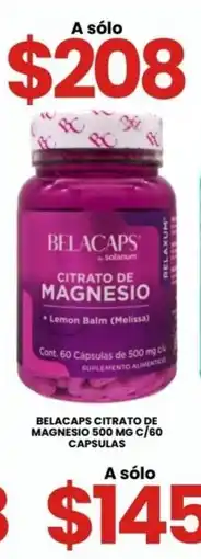 Farmapronto Belacaps citrato de magnesio oferta