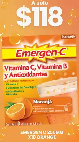 Farmapronto Emergen-C X10 orange oferta