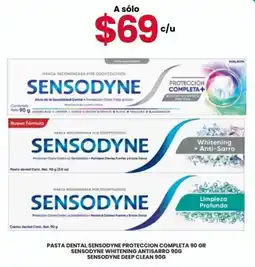 Farmapronto Sensodyne pasta dental proteccion completa 90 gr sensodyne whitening antisarro sensodyne deep clean oferta