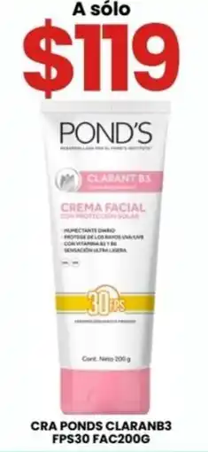 Farmapronto Pond's Clarant B3 Crema Facial oferta