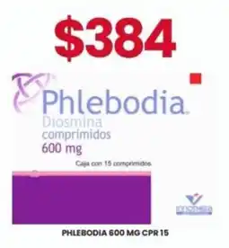 Farmapronto Phlebodia Diosmina comprimidos 600 mg oferta