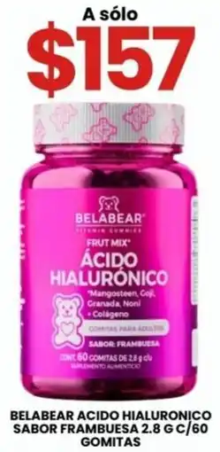 Farmapronto Belabear acido hialuronico sabor frambuesa oferta