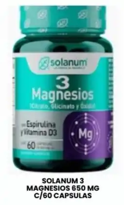 Farmapronto solanum 3 magnesios oferta