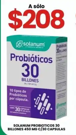 Farmapronto Solanum Probióticos 30 Billones oferta