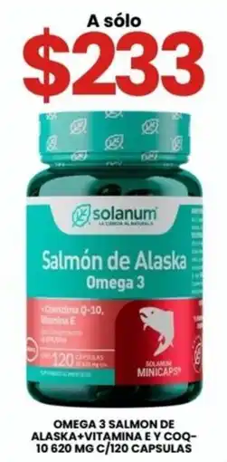 Farmapronto solanum salmón de alaska omega 3 oferta