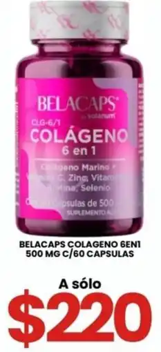 Farmapronto Belacaps colágeno 6en1 oferta