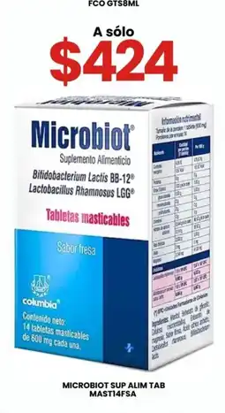 Farmapronto Microbiot Suplemento Alimenticio oferta