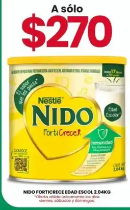 Farmapronto Nido forticrece edad escolar oferta