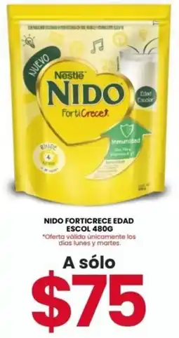 Farmapronto Nestlé Nido FortiCrecer Edad Escolar oferta
