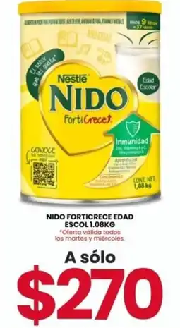 Farmapronto Nestlé Nido FortiCrece Edad Escolar oferta