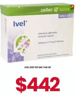 Farmapronto Ivel 500 120 mg tab oferta