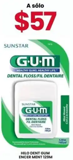 Farmapronto Hilo dent gum encer ment 129m oferta