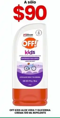 Farmapronto Off kids aloe vera y glicerina crema repelente oferta