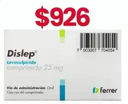 Farmapronto Dislep Levosulpirida comprimido 25 mg oferta