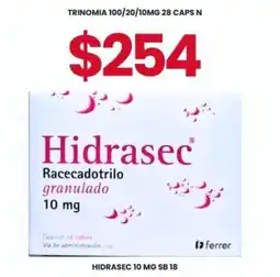 Farmapronto Hidrasec Racecadotrilogranulado 10 mg oferta