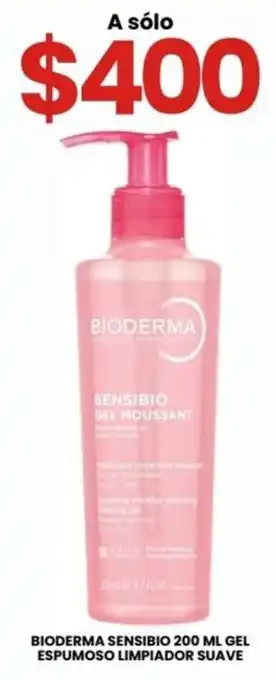 Bioderma sensibio gel espumoso limpiador suave