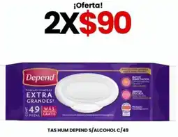 Farmapronto Tas hum depends/alcohol c/49 oferta