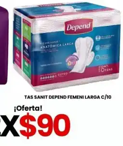 Farmapronto Depend Tas Sanit Femeni Larga oferta