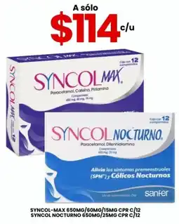 Farmapronto syncol max syncol nocturno oferta