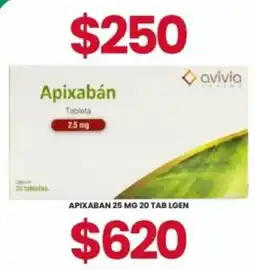 Farmapronto Avivia Apixabán oferta
