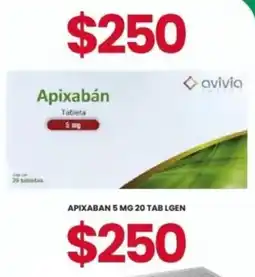 Farmapronto avivia apixaban oferta
