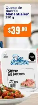 Tiendas Neto Manantiales - queso de puerco oferta