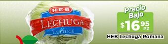 HEB Heb lechuga romana oferta