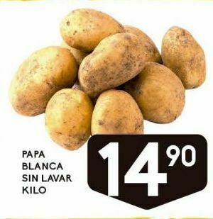 Alsuper Papa blanca sin lavar kg oferta