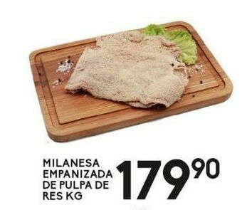 Alsuper Milanesa empanizada de pulpa de res kg oferta