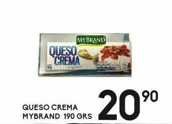 Alsuper Queso crema mybrand 190g oferta