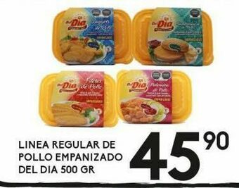 Alsuper Linea regular de pollo empanizado del dia 500g oferta