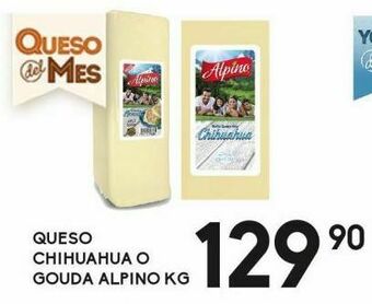 Alsuper Queso chihuahua o gouda alpino kg oferta